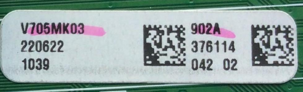 MAIN PARA SMART TV 4K VIZIO / NUMERO DE PARTE V705MK03 902 / 1P-0216C00-4010 / MODELO V655M-K03 - Imagen 2